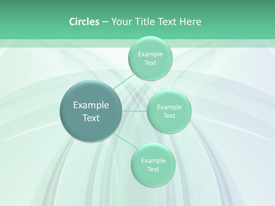Smooth Reflection Blue PowerPoint Template