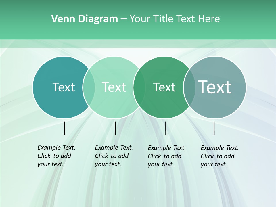 Smooth Reflection Blue PowerPoint Template