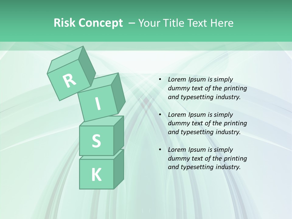 Smooth Reflection Blue PowerPoint Template