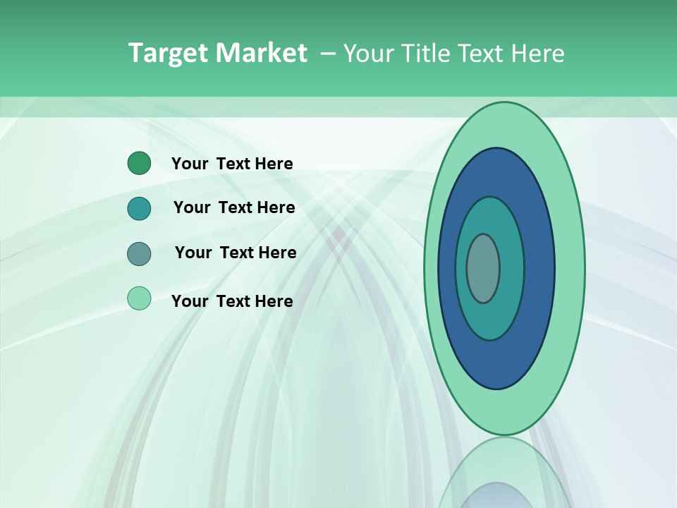 Smooth Reflection Blue PowerPoint Template