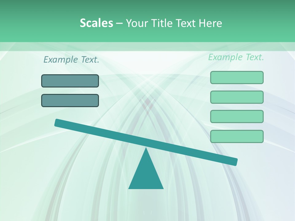 Smooth Reflection Blue PowerPoint Template