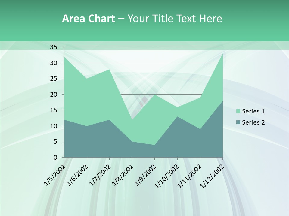 Smooth Reflection Blue PowerPoint Template