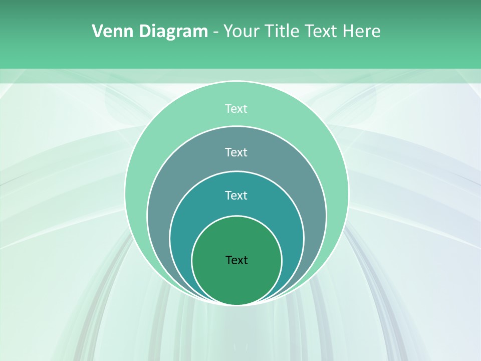 Smooth Reflection Blue PowerPoint Template