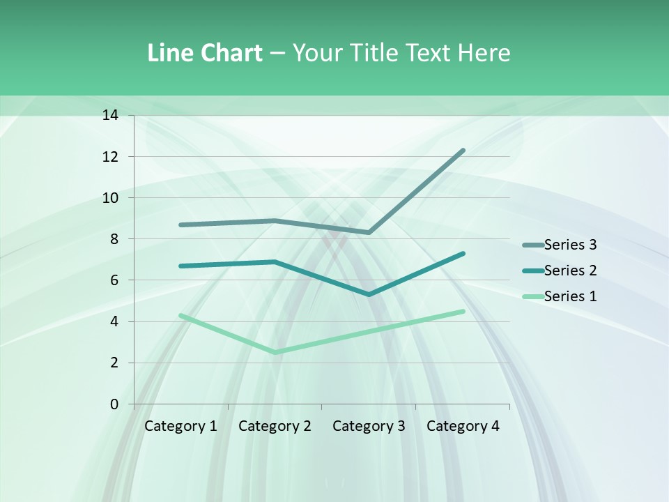 Smooth Reflection Blue PowerPoint Template