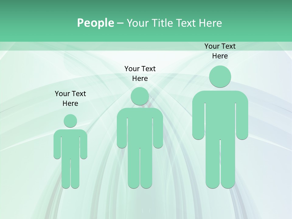 Smooth Reflection Blue PowerPoint Template