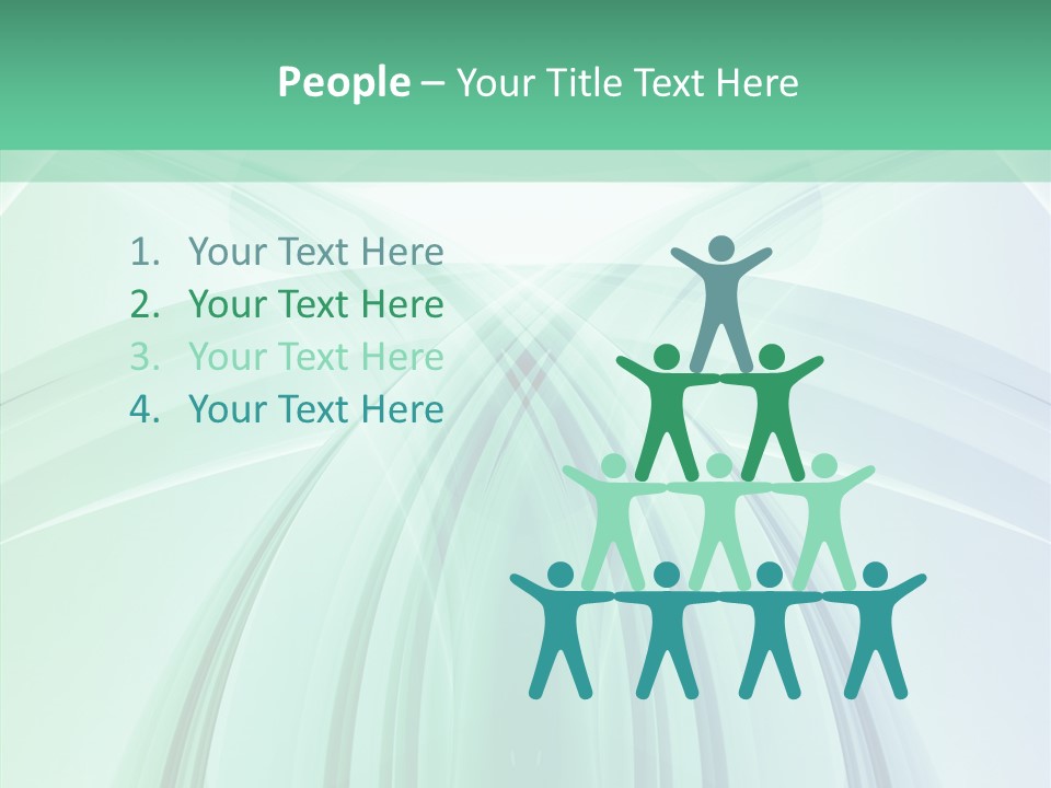 Smooth Reflection Blue PowerPoint Template