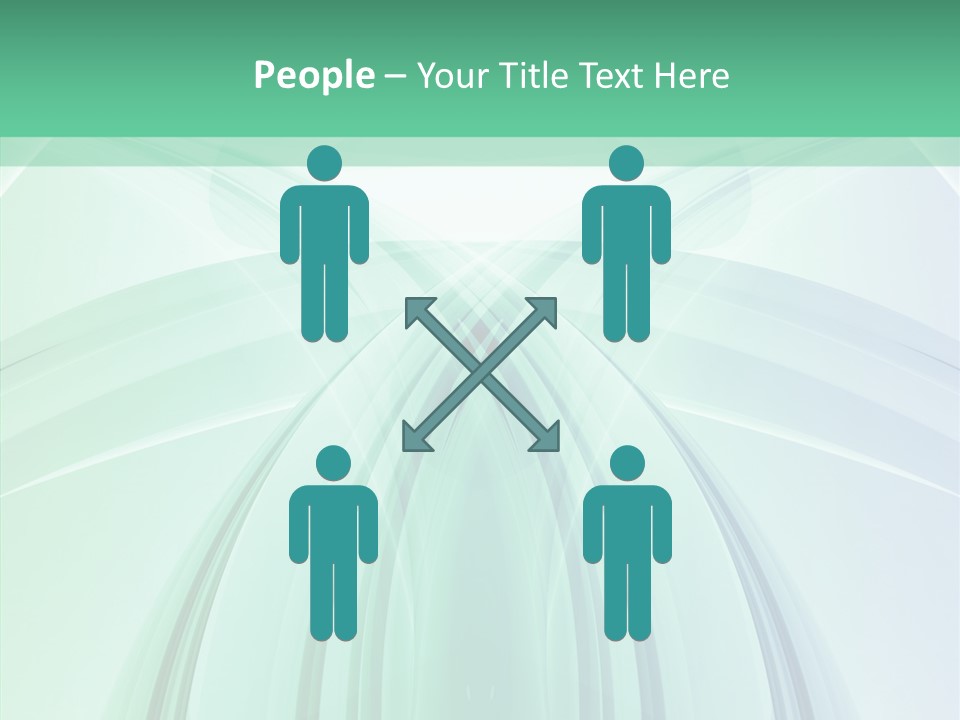 Smooth Reflection Blue PowerPoint Template