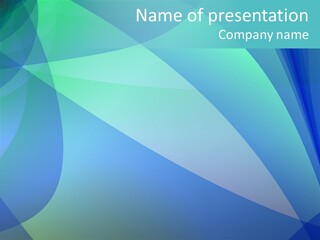 Blue Art Design PowerPoint Template