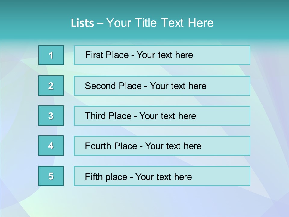 Blue Art Design PowerPoint Template