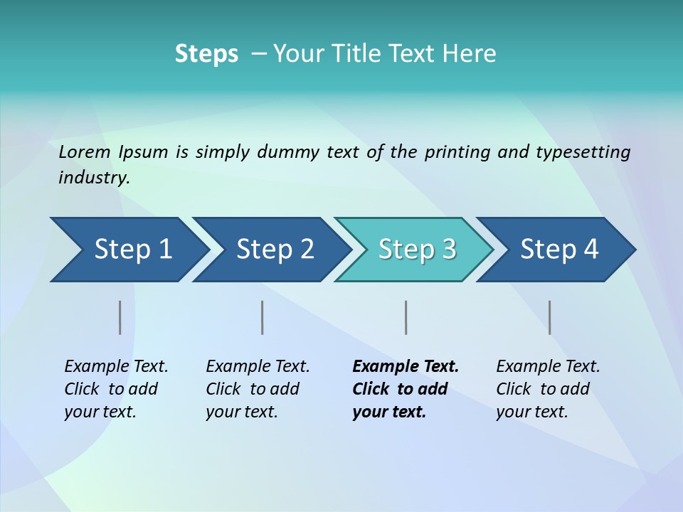 Blue Art Design PowerPoint Template
