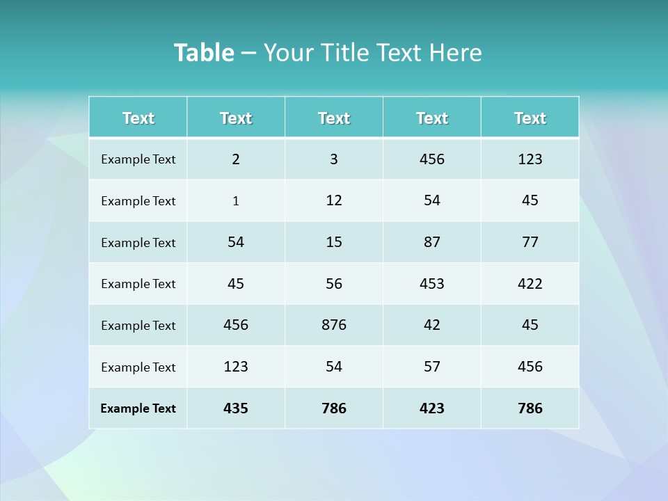 Blue Art Design PowerPoint Template