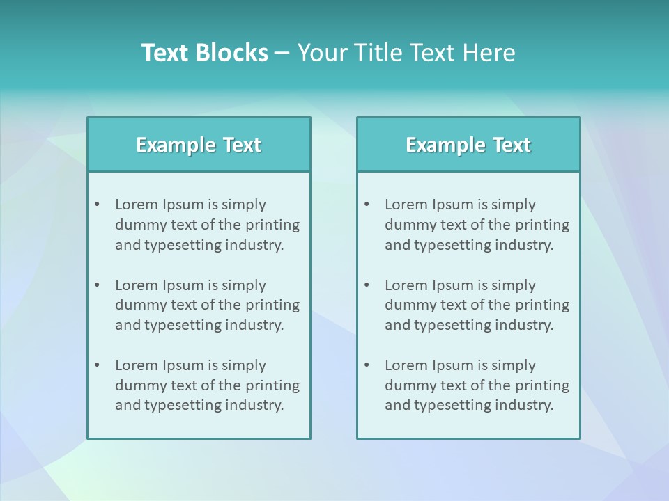 Blue Art Design PowerPoint Template