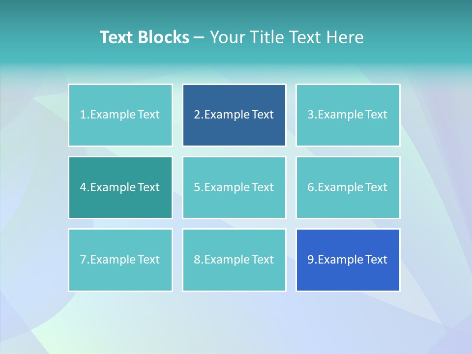 Blue Art Design PowerPoint Template