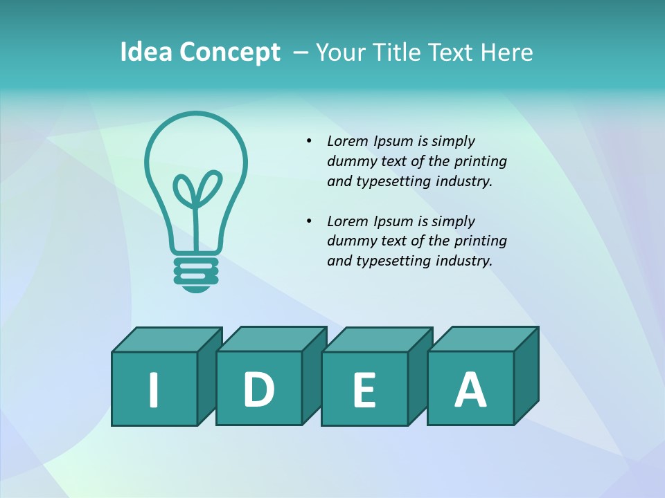 Blue Art Design PowerPoint Template