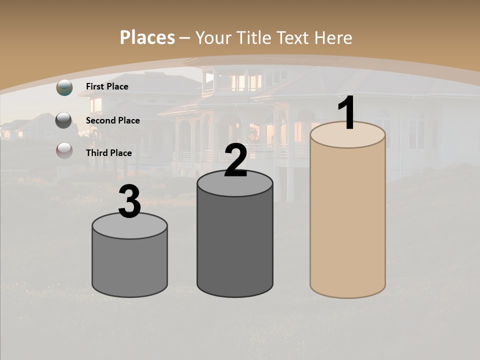 Mansion Reflections Rich PowerPoint Template