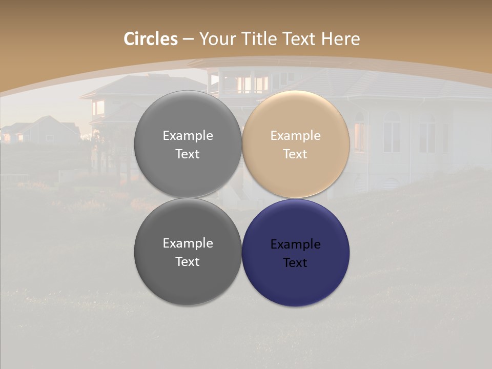 Mansion Reflections Rich PowerPoint Template