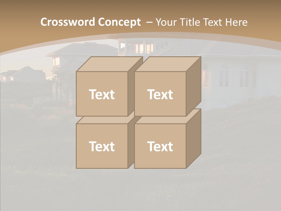 Mansion Reflections Rich PowerPoint Template