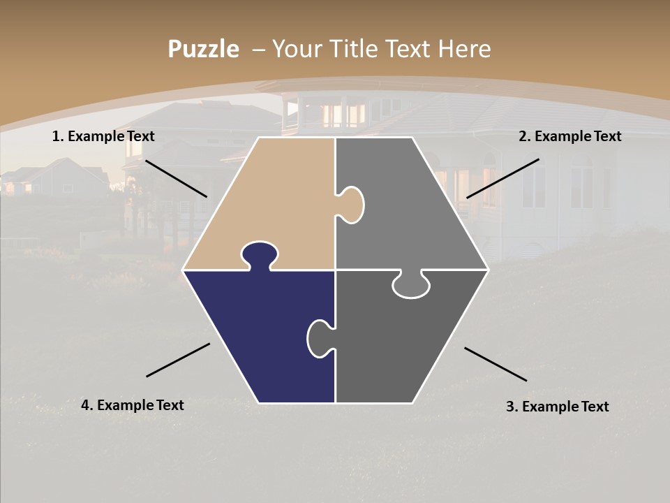 Mansion Reflections Rich PowerPoint Template