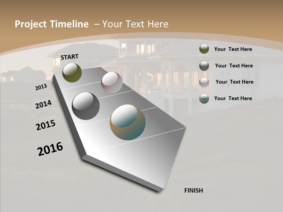 Mansion Reflections Rich PowerPoint Template