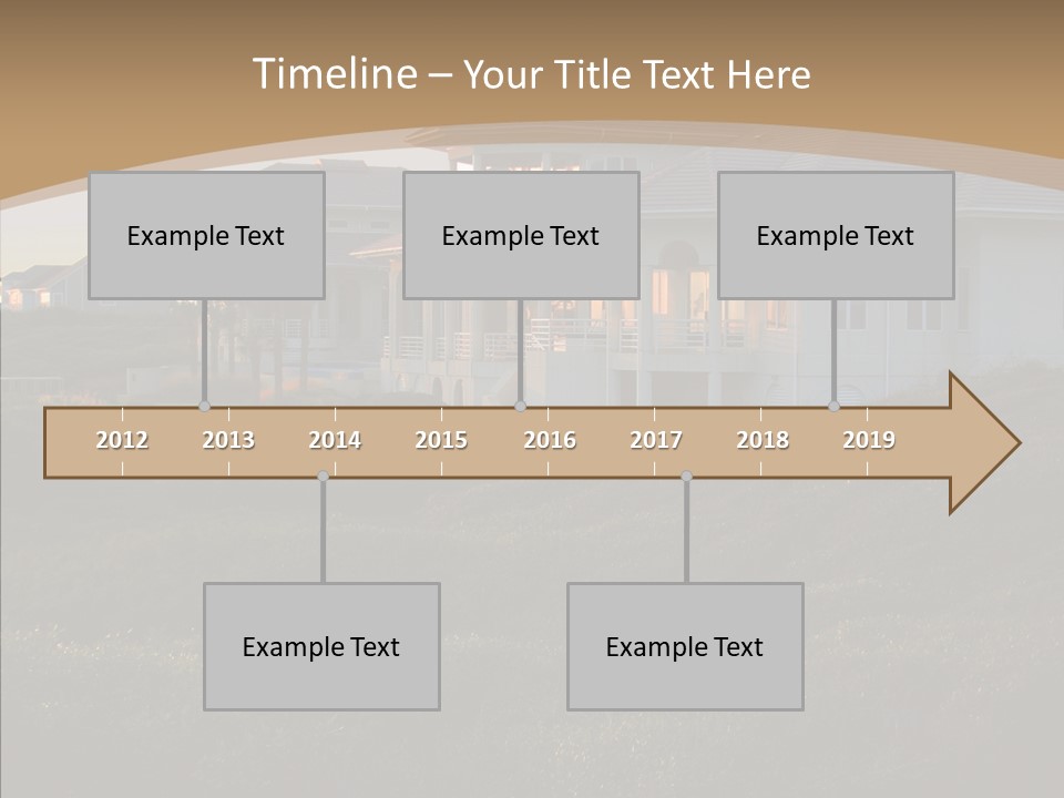 Mansion Reflections Rich PowerPoint Template