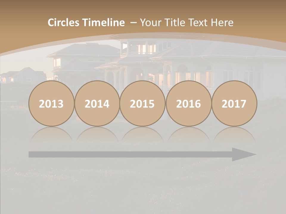 Mansion Reflections Rich PowerPoint Template