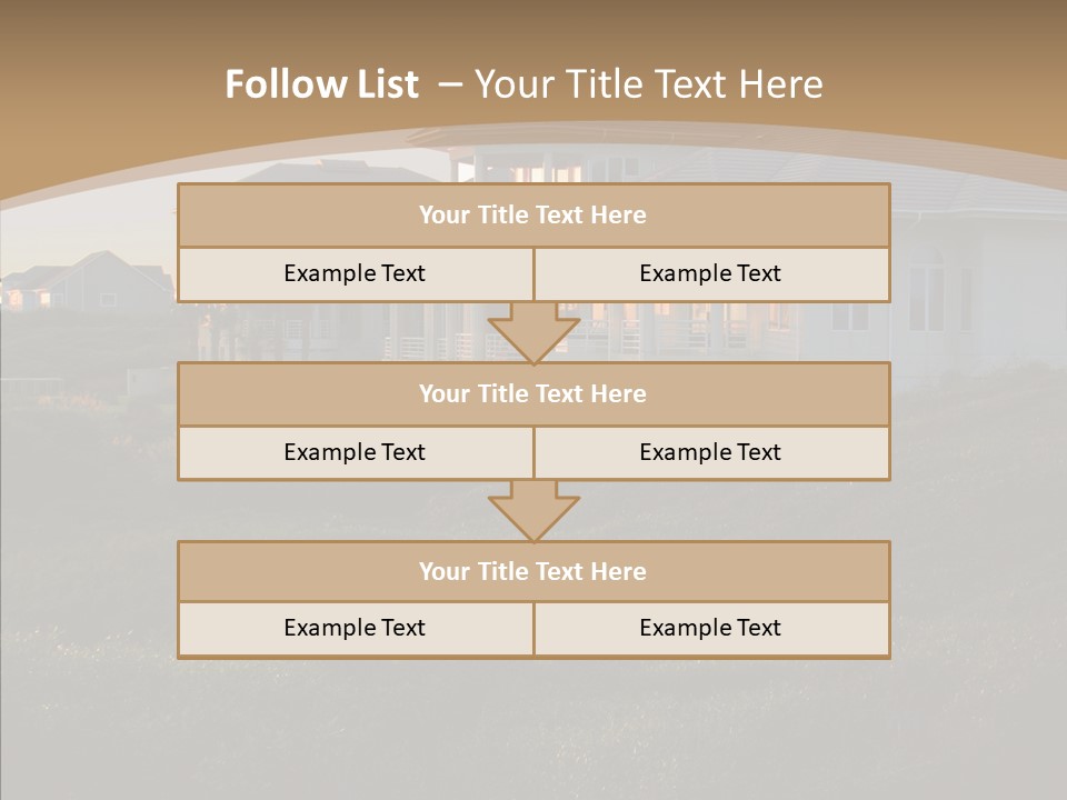 Mansion Reflections Rich PowerPoint Template