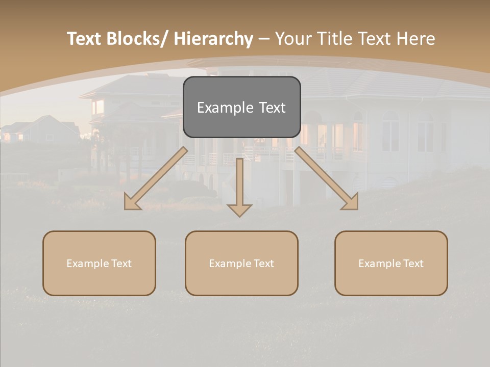 Mansion Reflections Rich PowerPoint Template