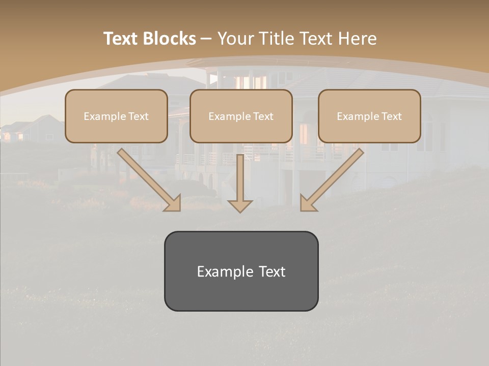 Mansion Reflections Rich PowerPoint Template