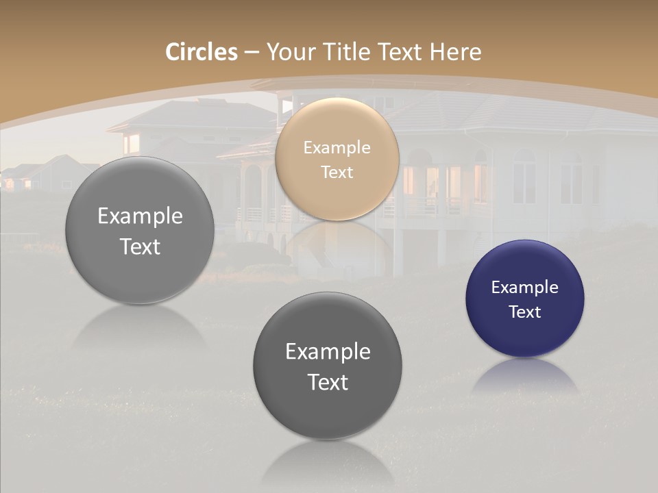 Mansion Reflections Rich PowerPoint Template