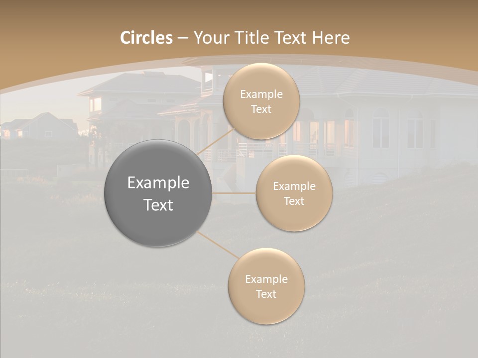 Mansion Reflections Rich PowerPoint Template