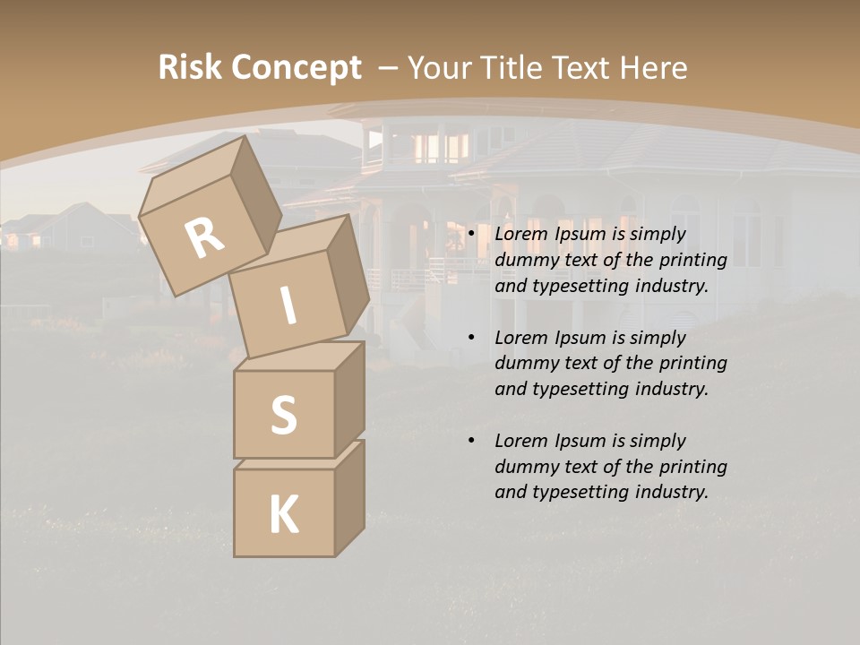 Mansion Reflections Rich PowerPoint Template