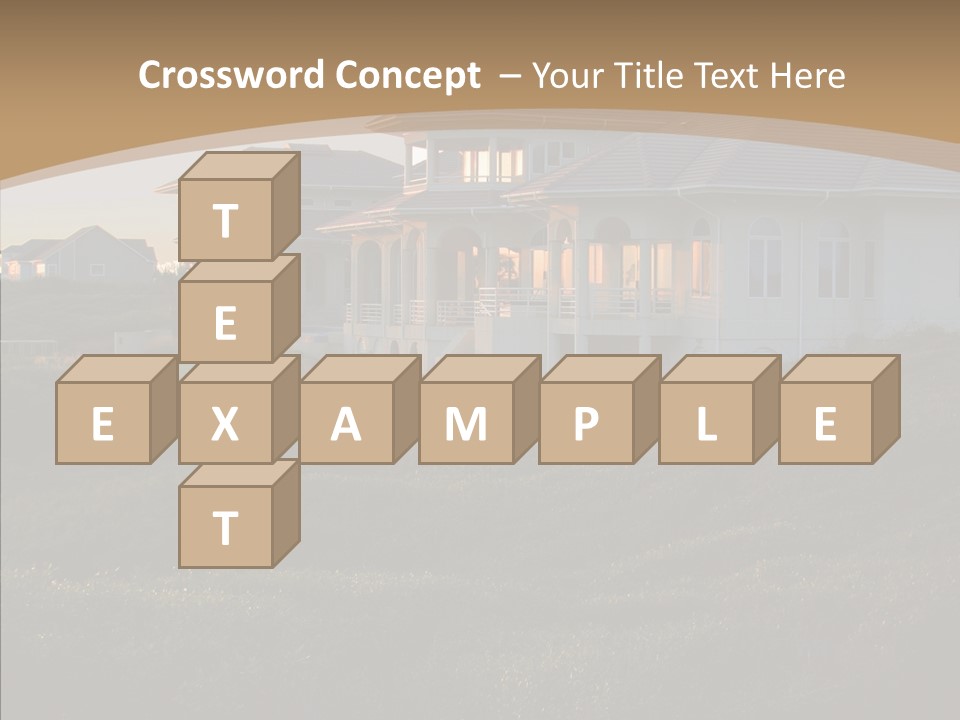 Mansion Reflections Rich PowerPoint Template