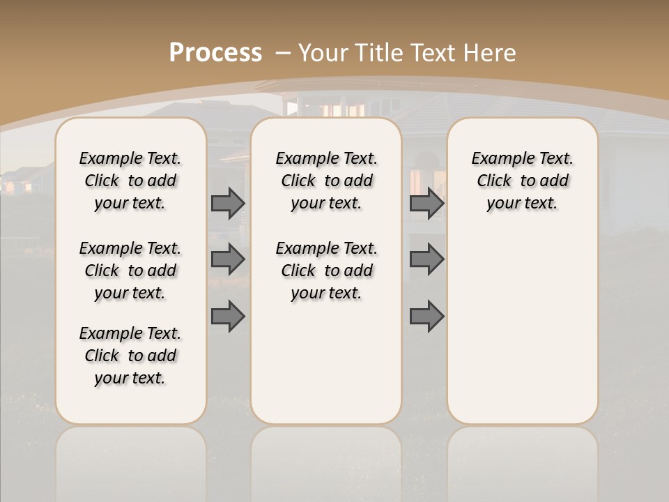 Mansion Reflections Rich PowerPoint Template