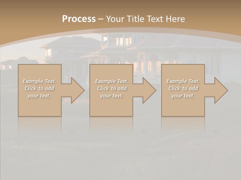 Mansion Reflections Rich PowerPoint Template