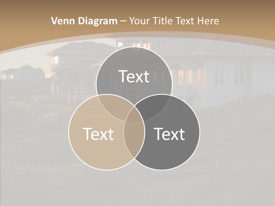 Mansion Reflections Rich PowerPoint Template