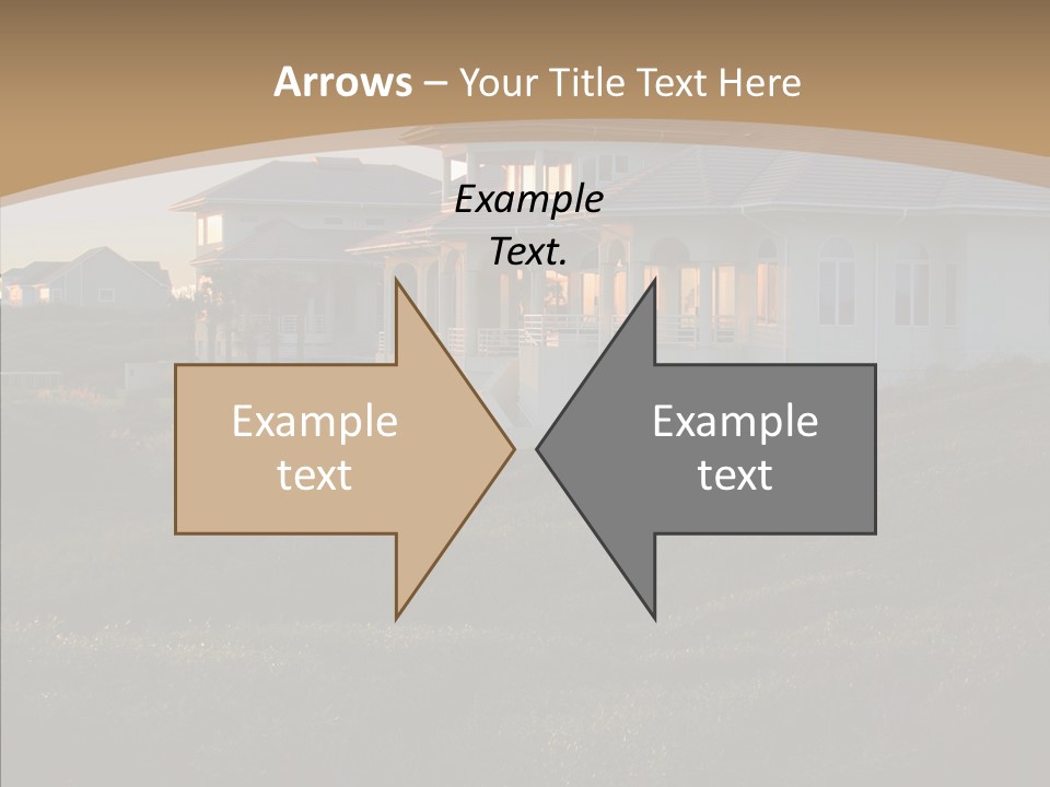 Mansion Reflections Rich PowerPoint Template