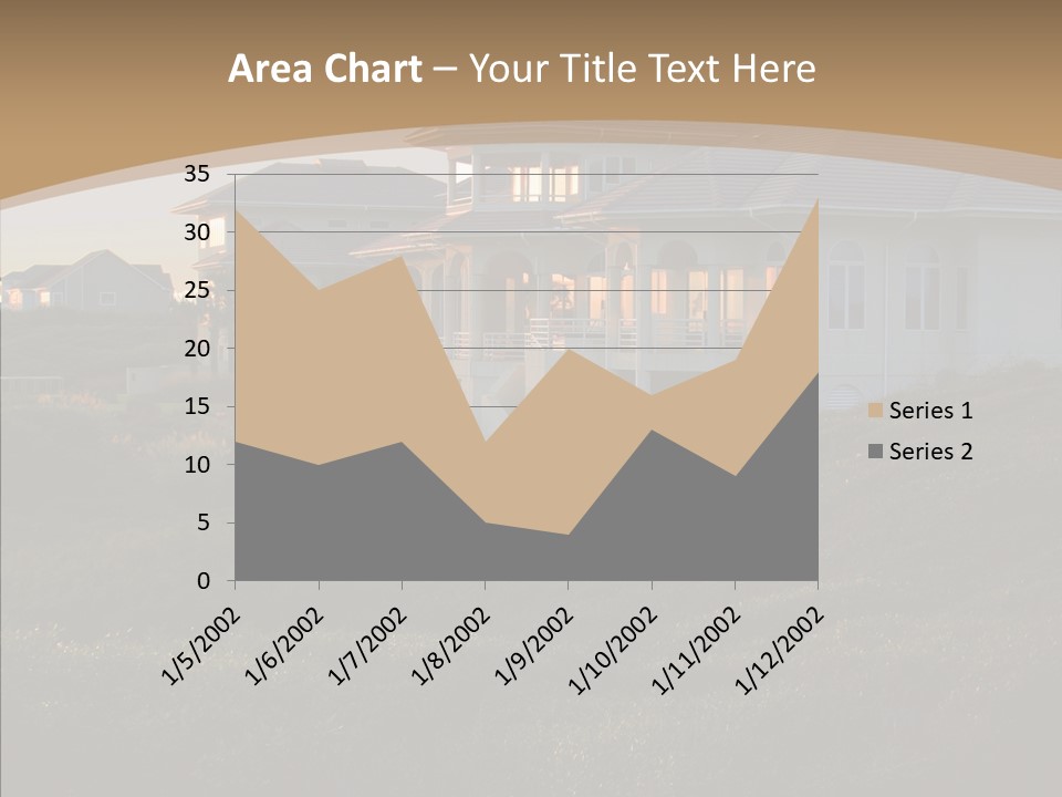 Mansion Reflections Rich PowerPoint Template