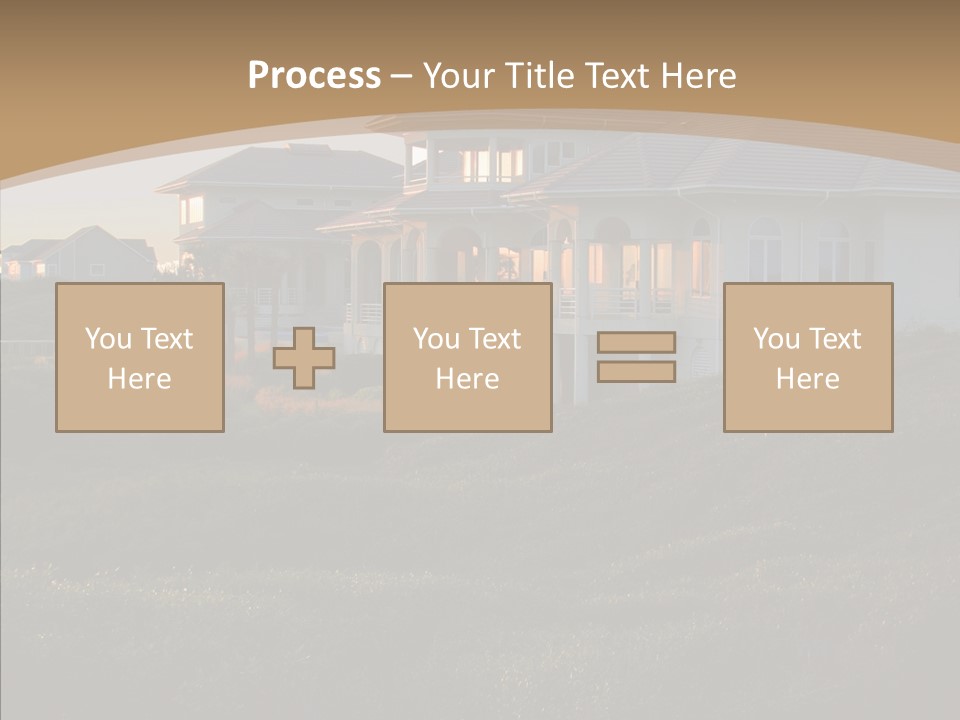 Mansion Reflections Rich PowerPoint Template