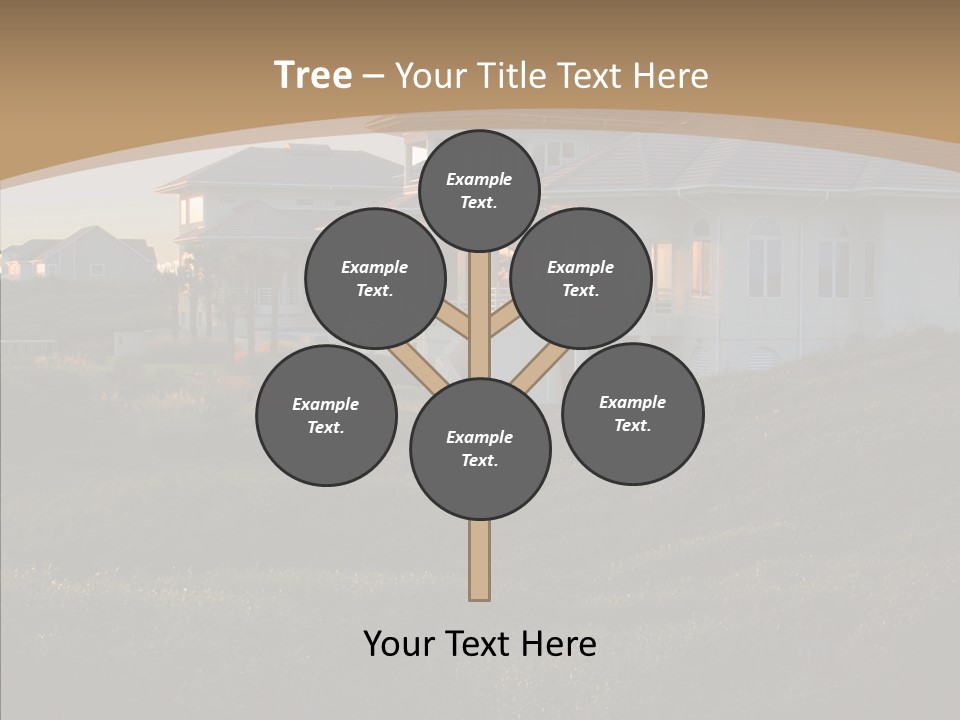 Mansion Reflections Rich PowerPoint Template