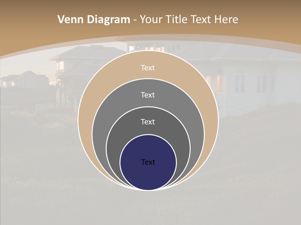 Mansion Reflections Rich PowerPoint Template