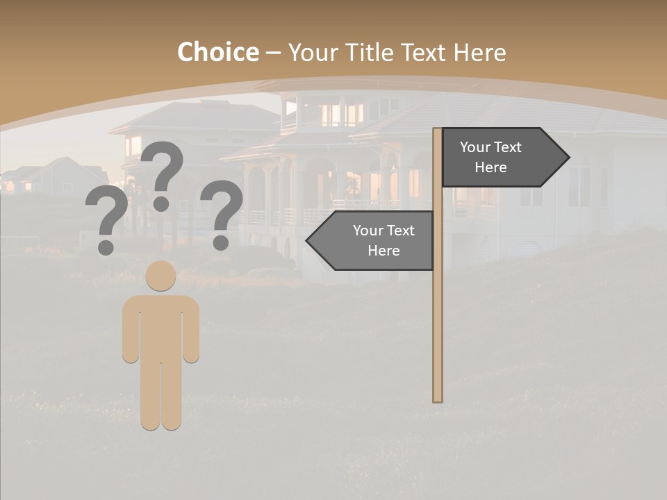 Mansion Reflections Rich PowerPoint Template