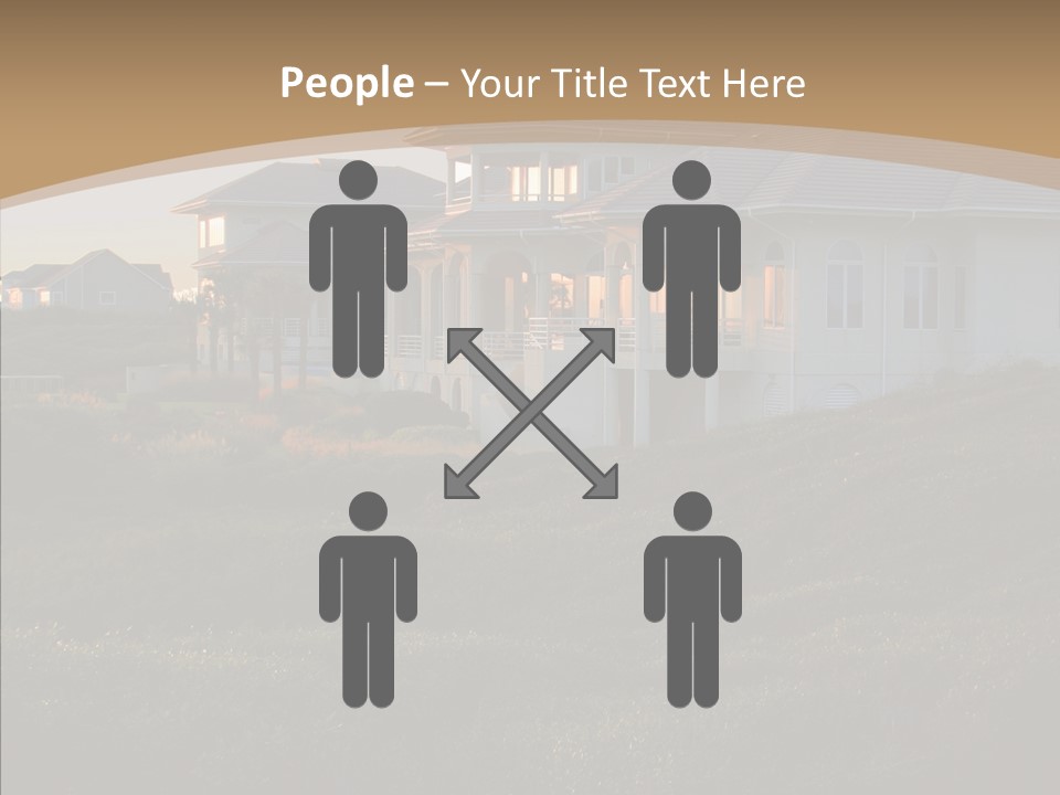 Mansion Reflections Rich PowerPoint Template