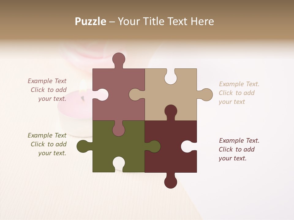 Romantic Card Paper PowerPoint Template