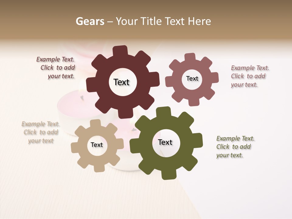 Romantic Card Paper PowerPoint Template