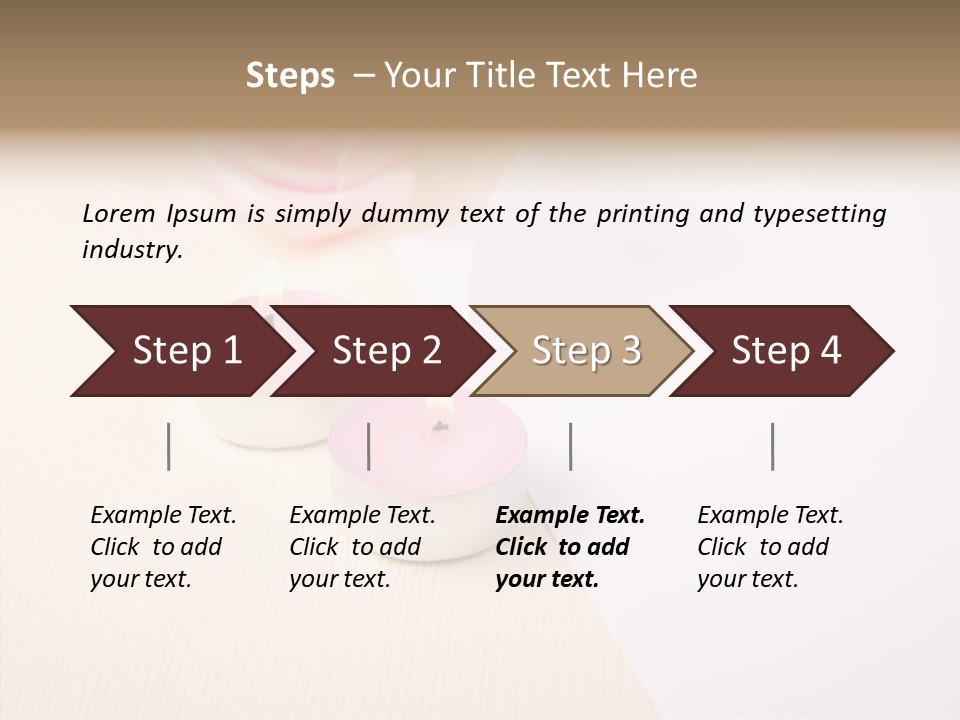 Romantic Card Paper PowerPoint Template
