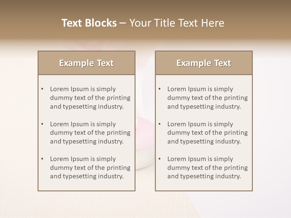 Romantic Card Paper PowerPoint Template