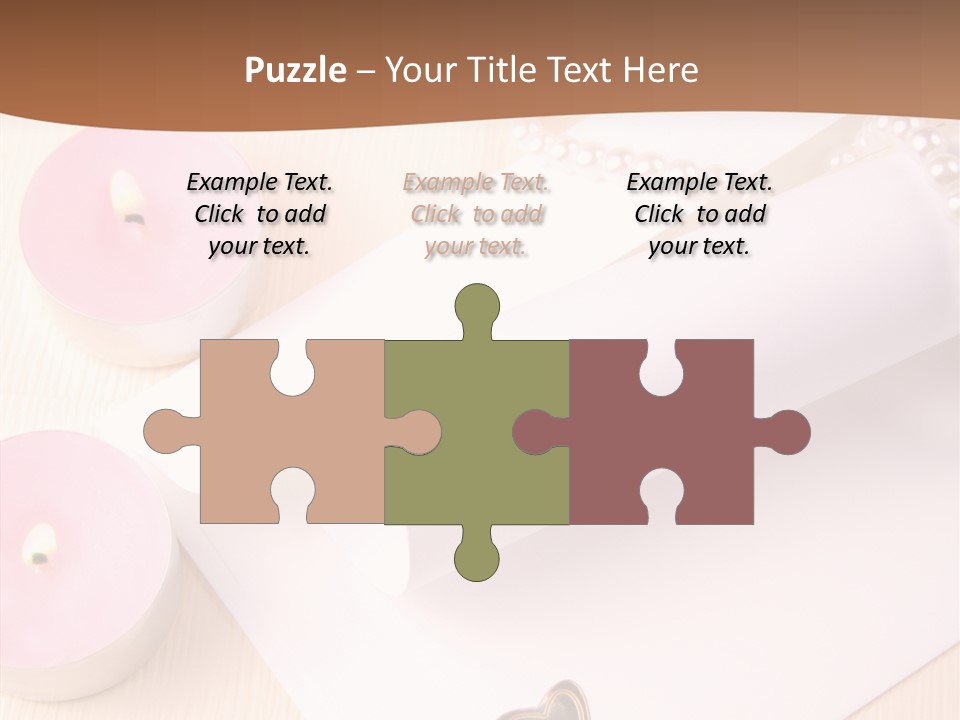 Invitation Gold Romance PowerPoint Template