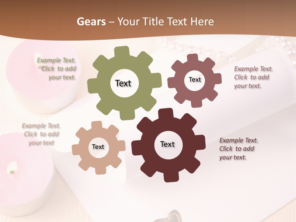 Invitation Gold Romance PowerPoint Template