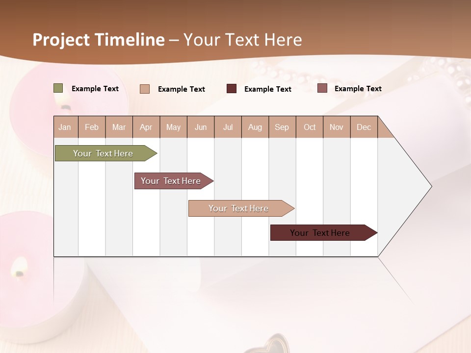 Invitation Gold Romance PowerPoint Template