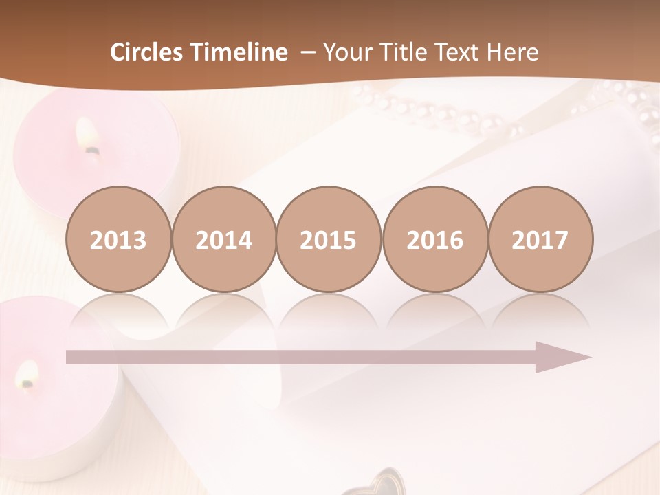 Invitation Gold Romance PowerPoint Template